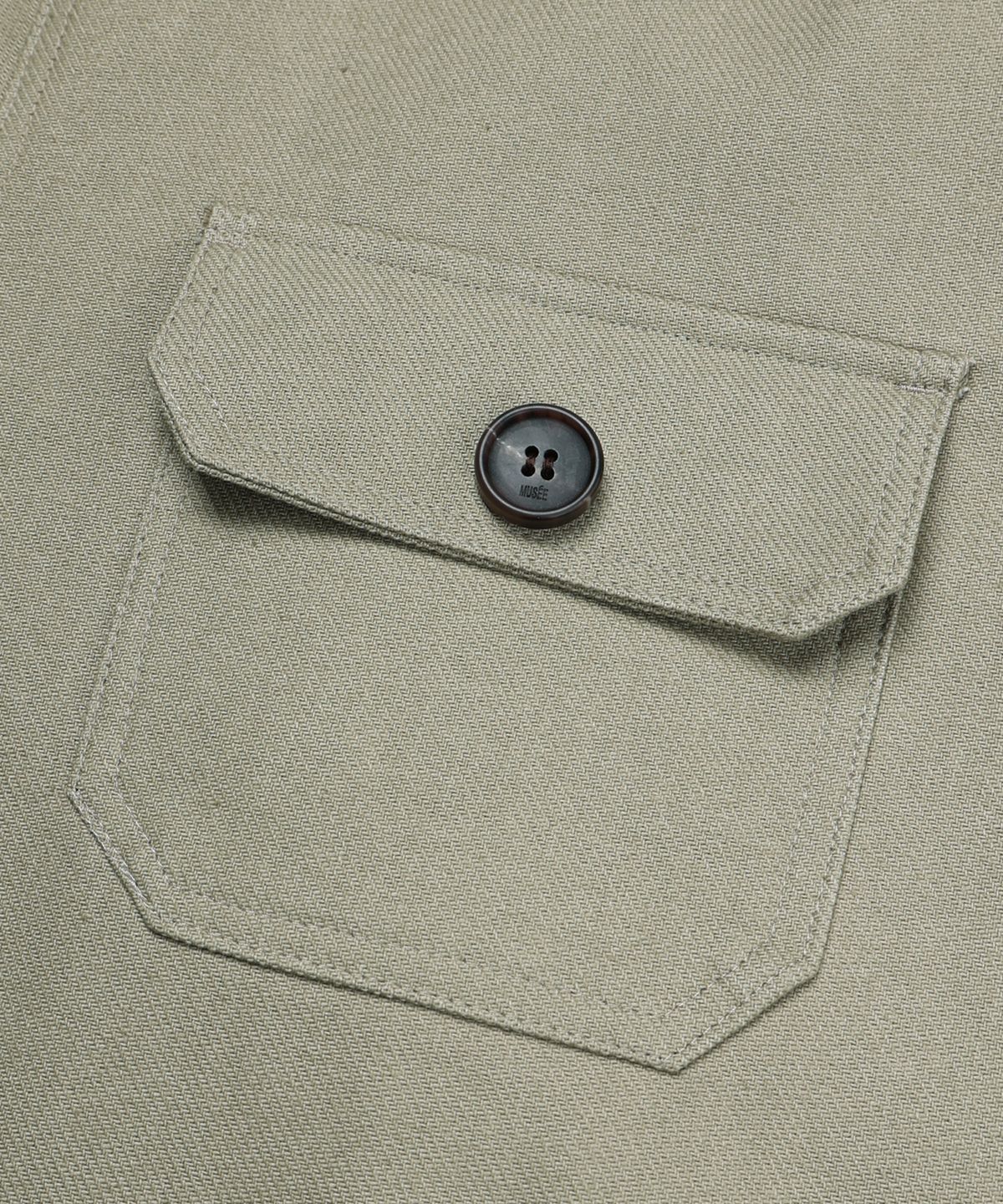 뮤제(MUSEE) FALLET Oversize Work Jacket_Light Khaki