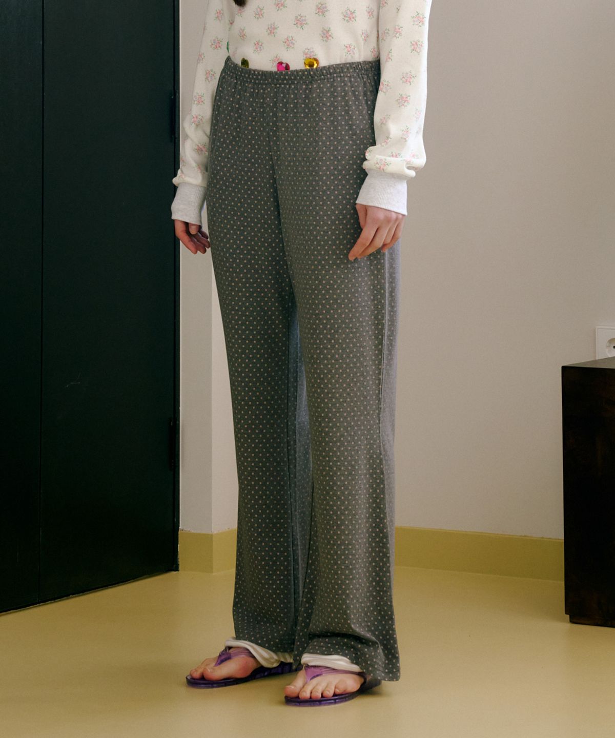 펀프롬펀(FUNFROMFUN) Playful Banding Pants, Charcoal