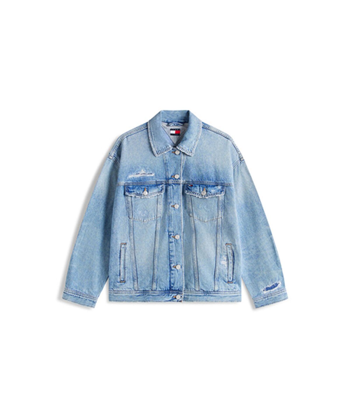타미진스(TOMMY JEANS) 오버사이즈 트러커 재킷 (T32G1NJC41TWT11AB)