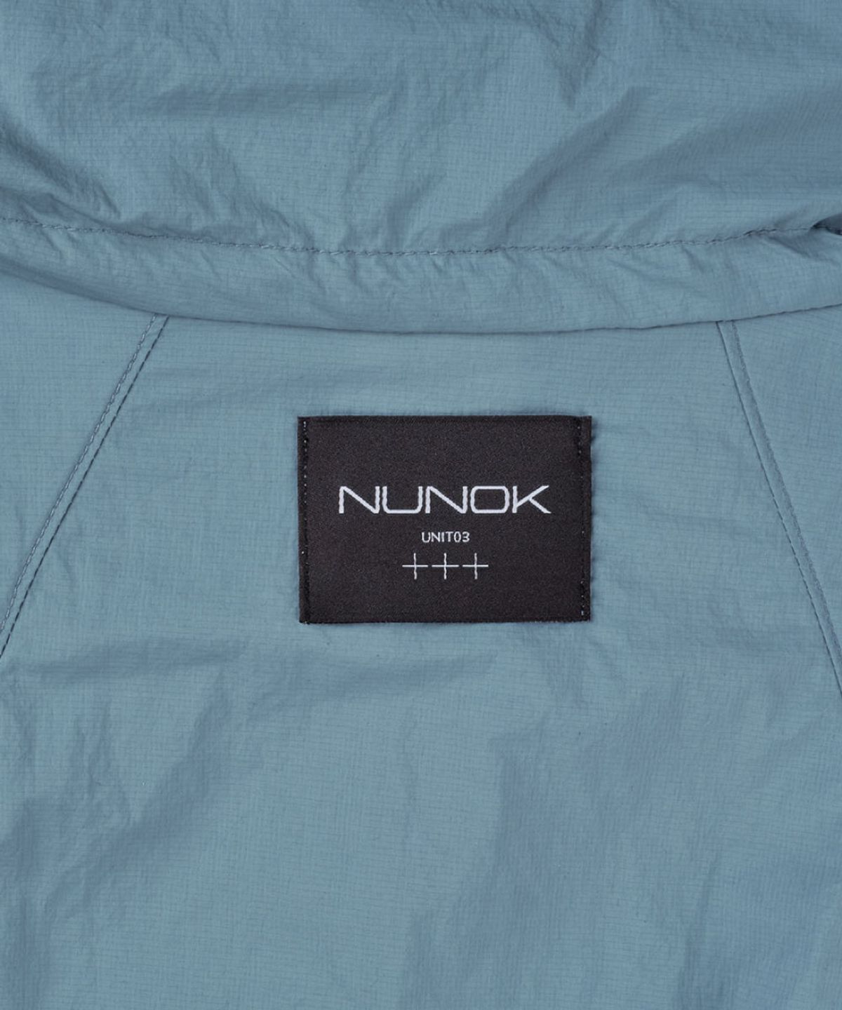 누녹(NUNOK) [ UNIT 03 ] ARC-SLEEVE SHELL (AIR MINT)