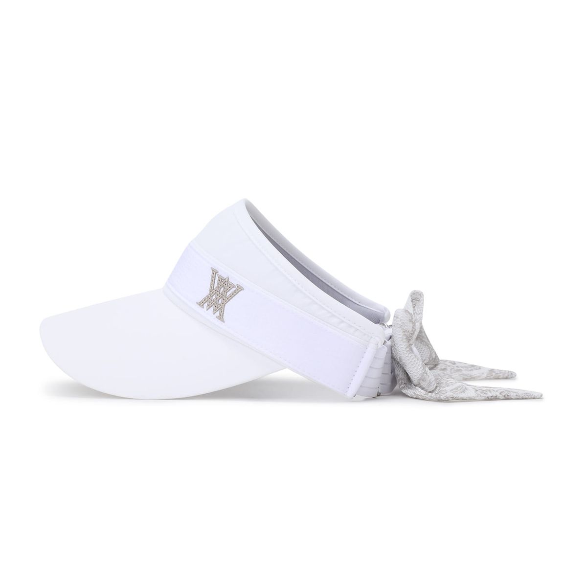 어뉴골프(ANEW GOLF) WOMEN PAISLEY BLOCK VISOR_WH