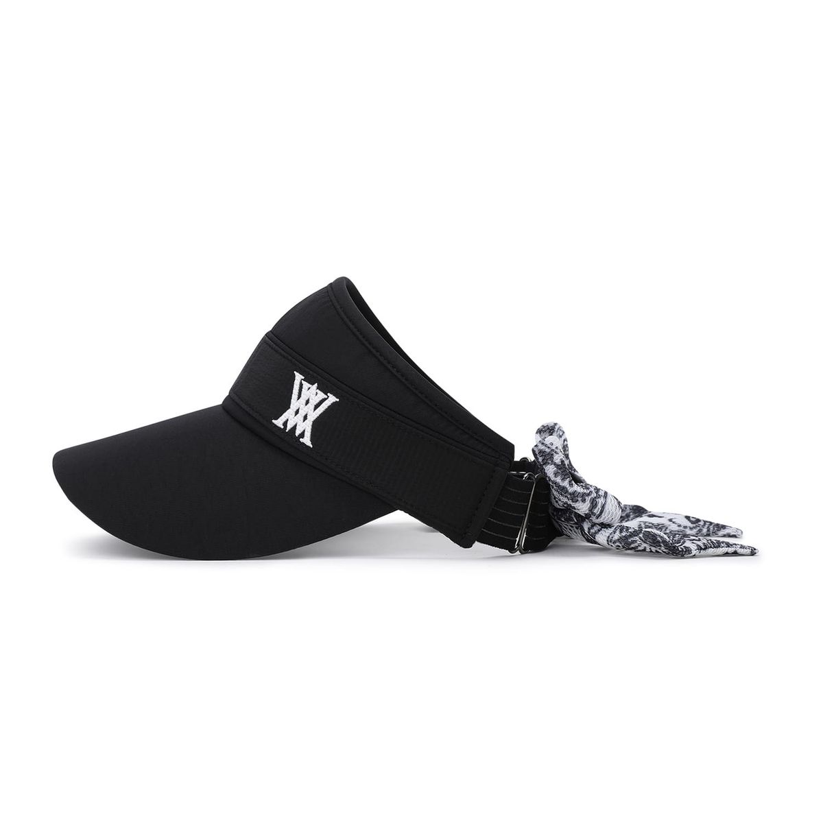 어뉴골프(ANEW GOLF) WOMEN PAISLEY BLOCK VISOR_BK