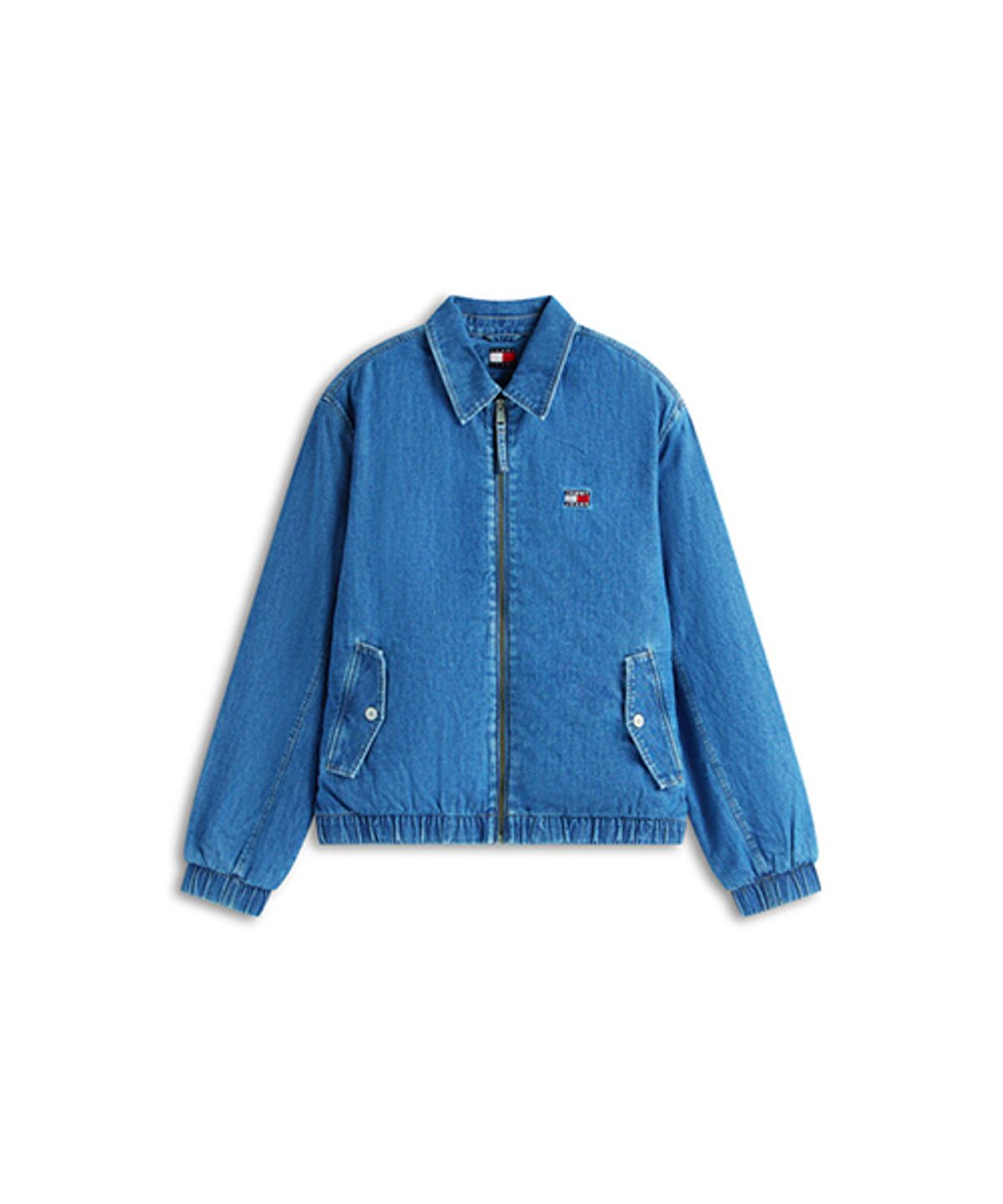 타미진스(TOMMY JEANS) 샴브레이 해링턴 재킷 (T32G1NJC40TMT11A5)