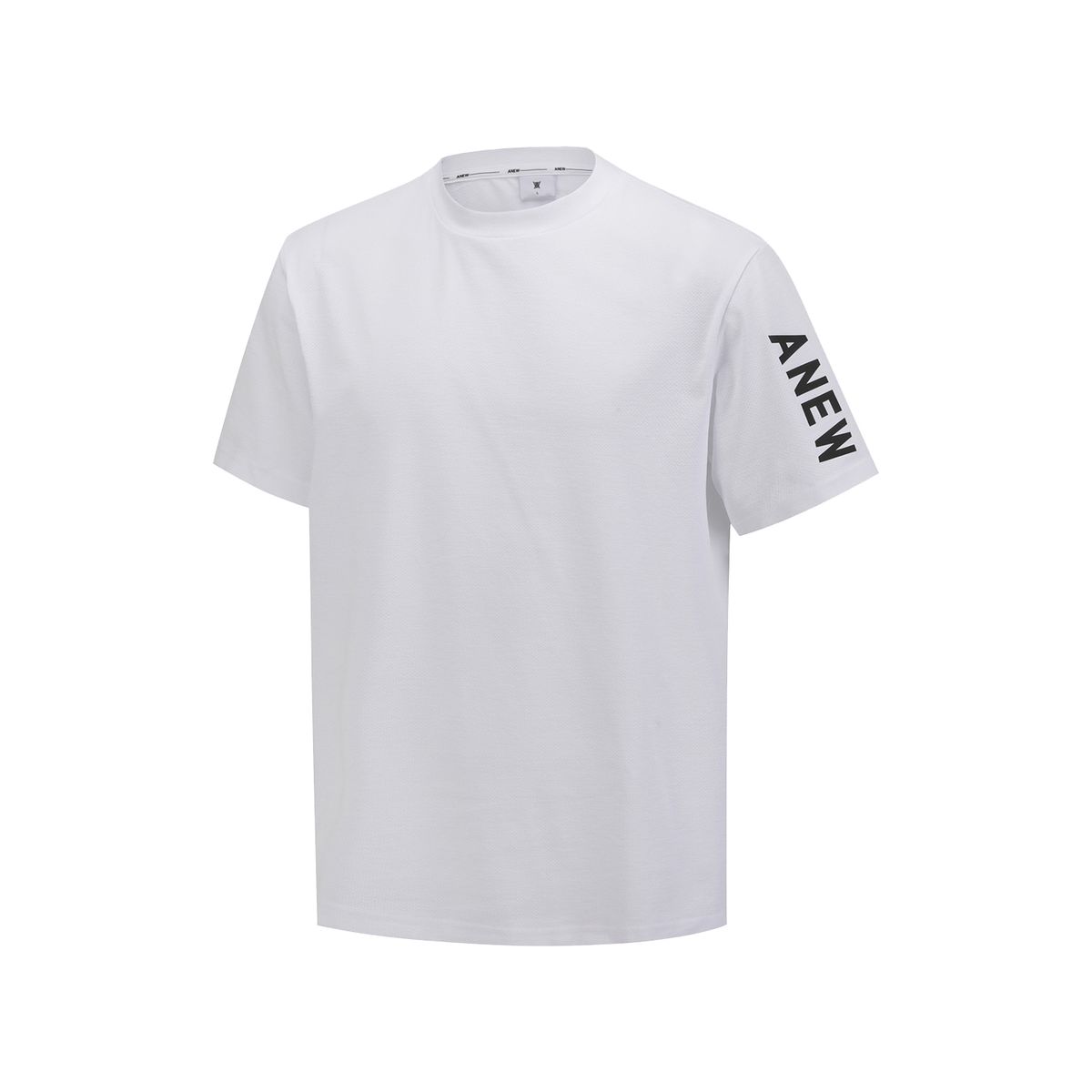 어뉴골프(ANEW GOLF) MEN SOLID ROUND SHORT SLEEVE T-SHIRT_WH