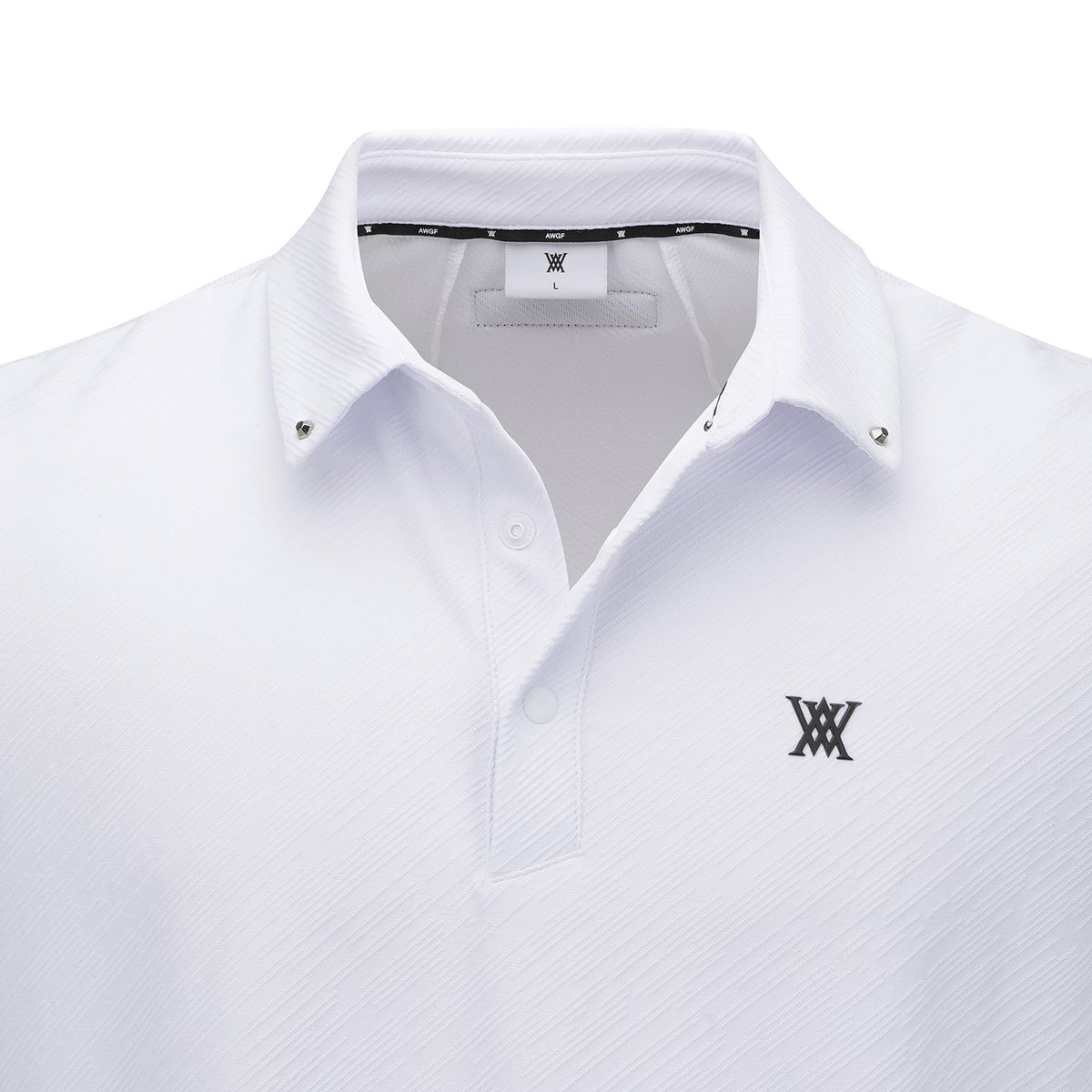 어뉴골프(ANEW GOLF) MEN HYBRID AIR HOLE T-SHIRT_WH