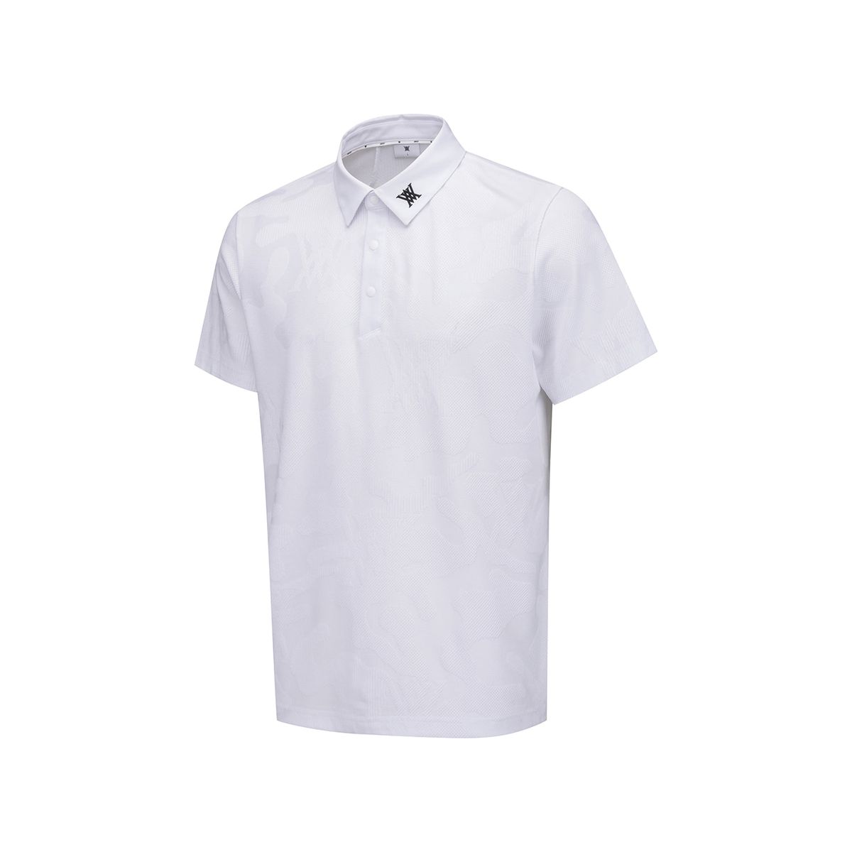 어뉴골프(ANEW GOLF) MEN CAMO JACQUARD T-SHIRT_WH