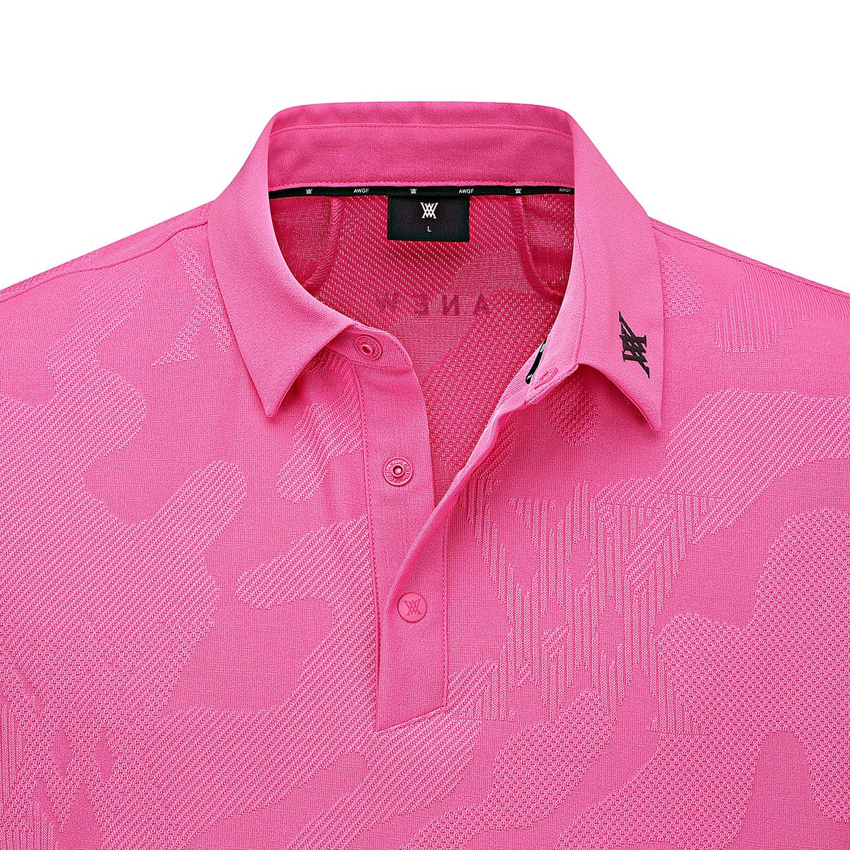 어뉴골프(ANEW GOLF) MEN CAMO JACQUARD T-SHIRT_HP