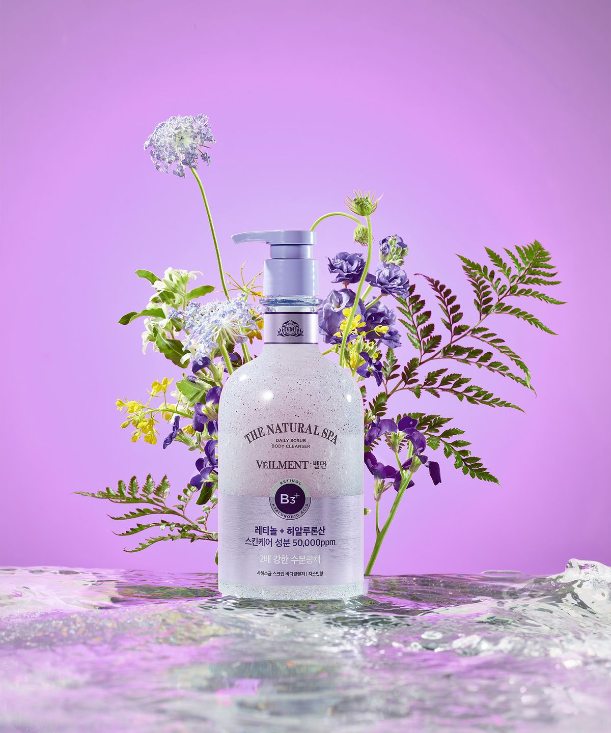 벨먼(VEILMENT) [옵션선택] 스파 수분광채 스크럽 바디워시 600ml