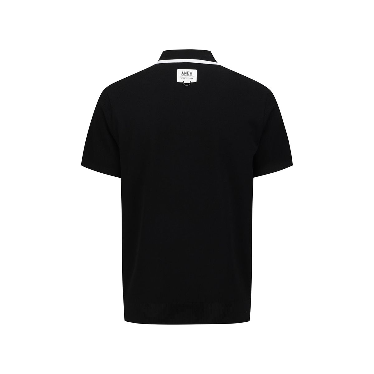 어뉴골프(ANEW GOLF) MEN ROPE LOGO SHORT SLEEVE T-SHIRT_BK