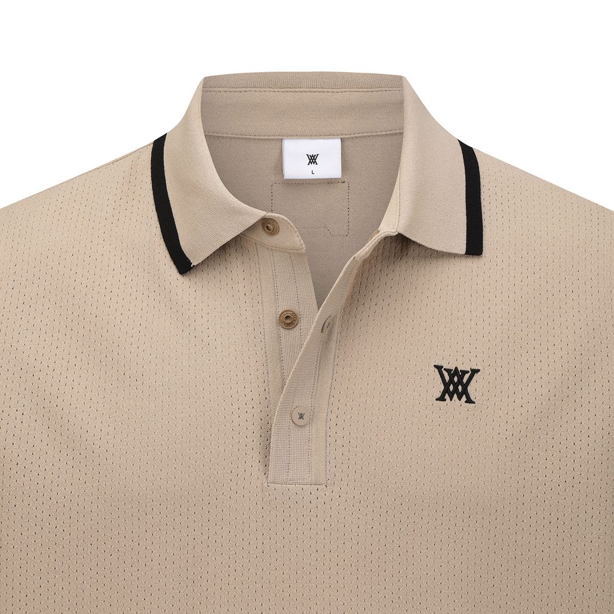어뉴골프(ANEW GOLF) MEN ROPE LOGO SHORT SLEEVE T-SHIRT_BE