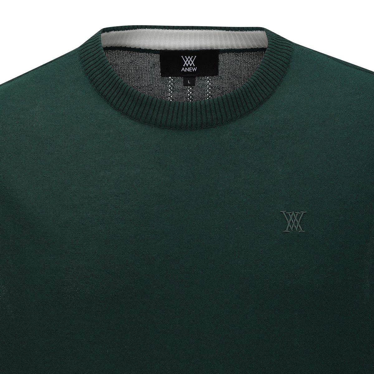 어뉴골프(ANEW GOLF) MEN SOLID SHORT SLEEVE SWEATER_DN