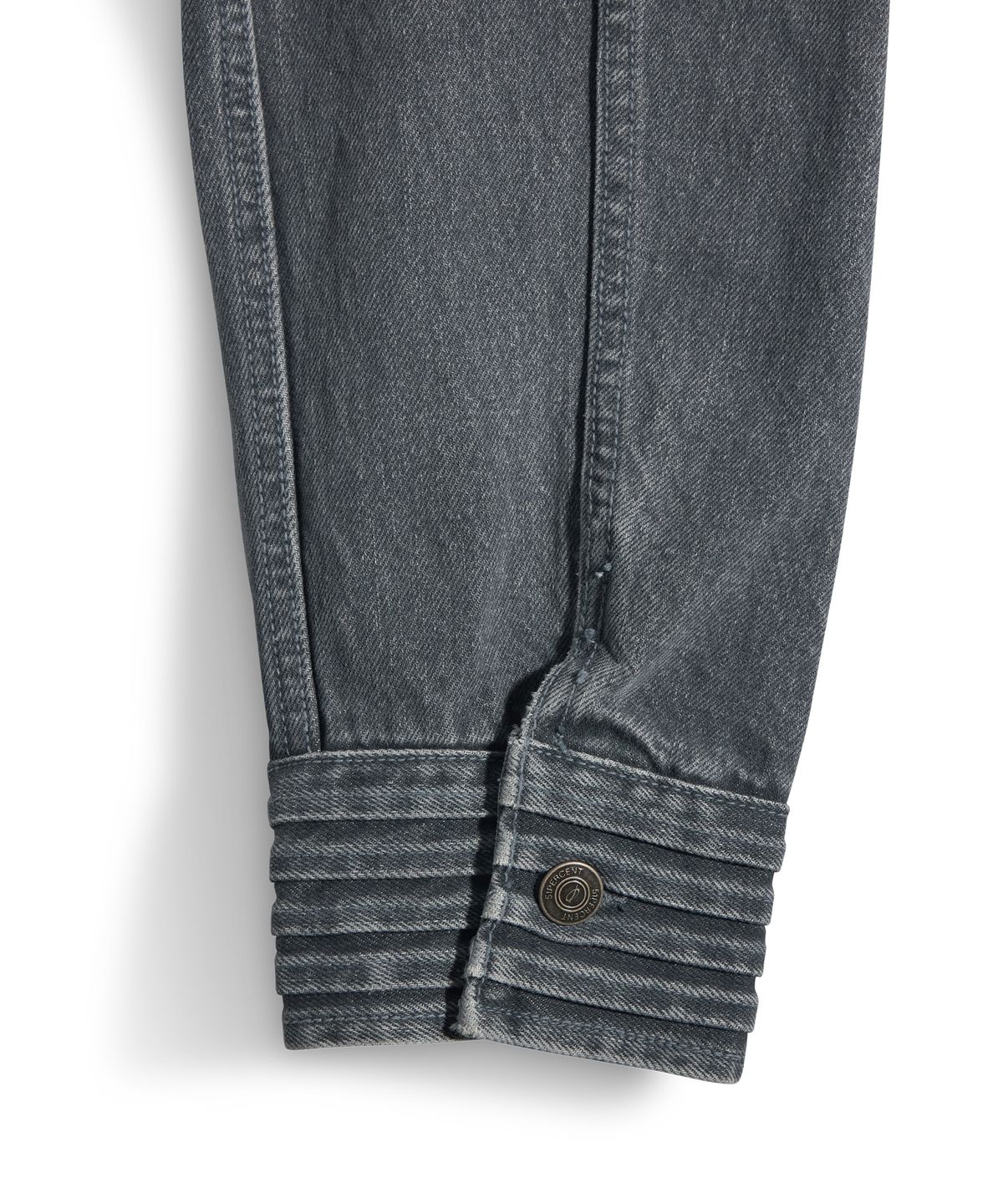 51퍼센트(51PERCENT) Louver denim jacket - grey