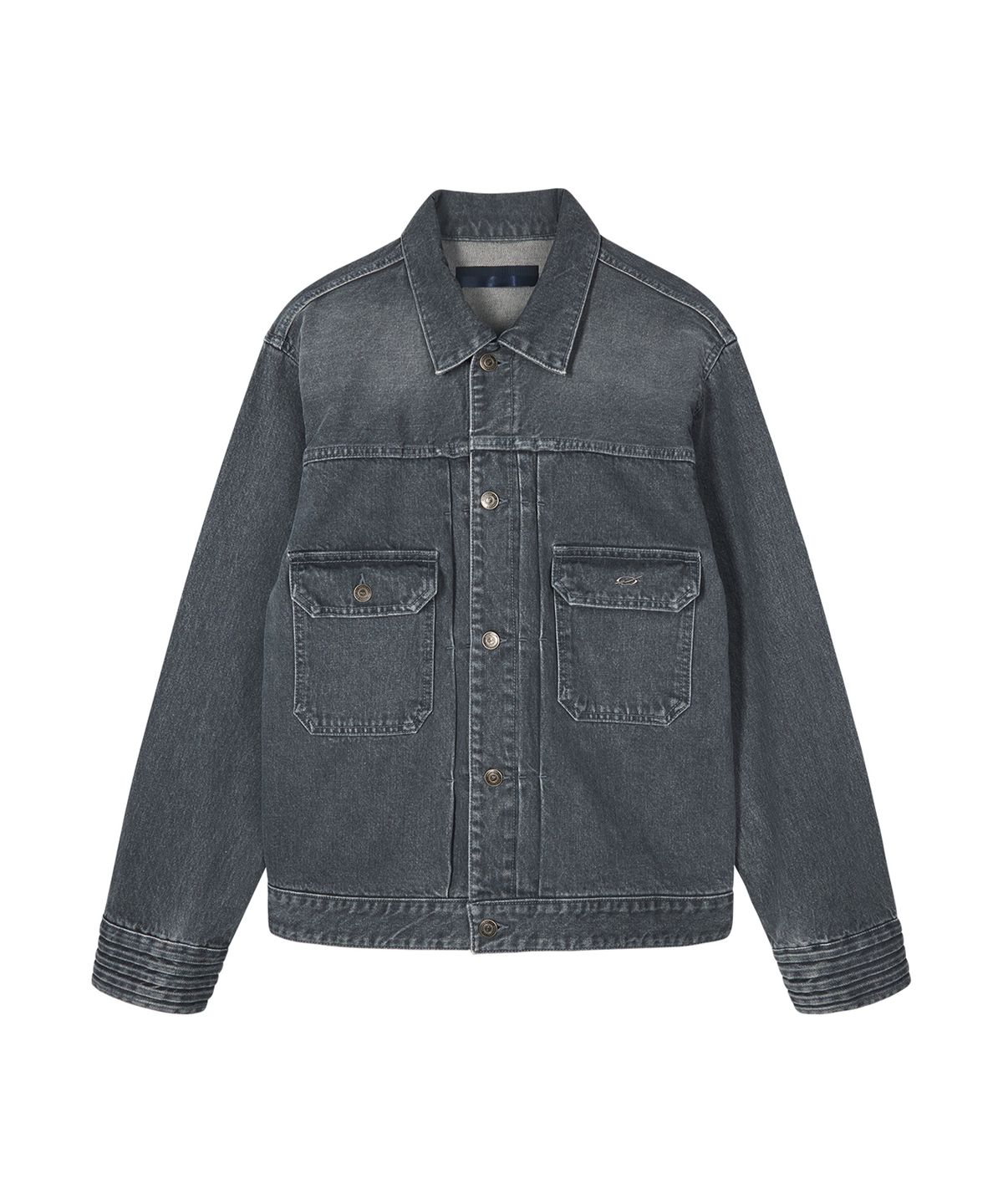 51퍼센트(51PERCENT) Louver denim jacket - grey