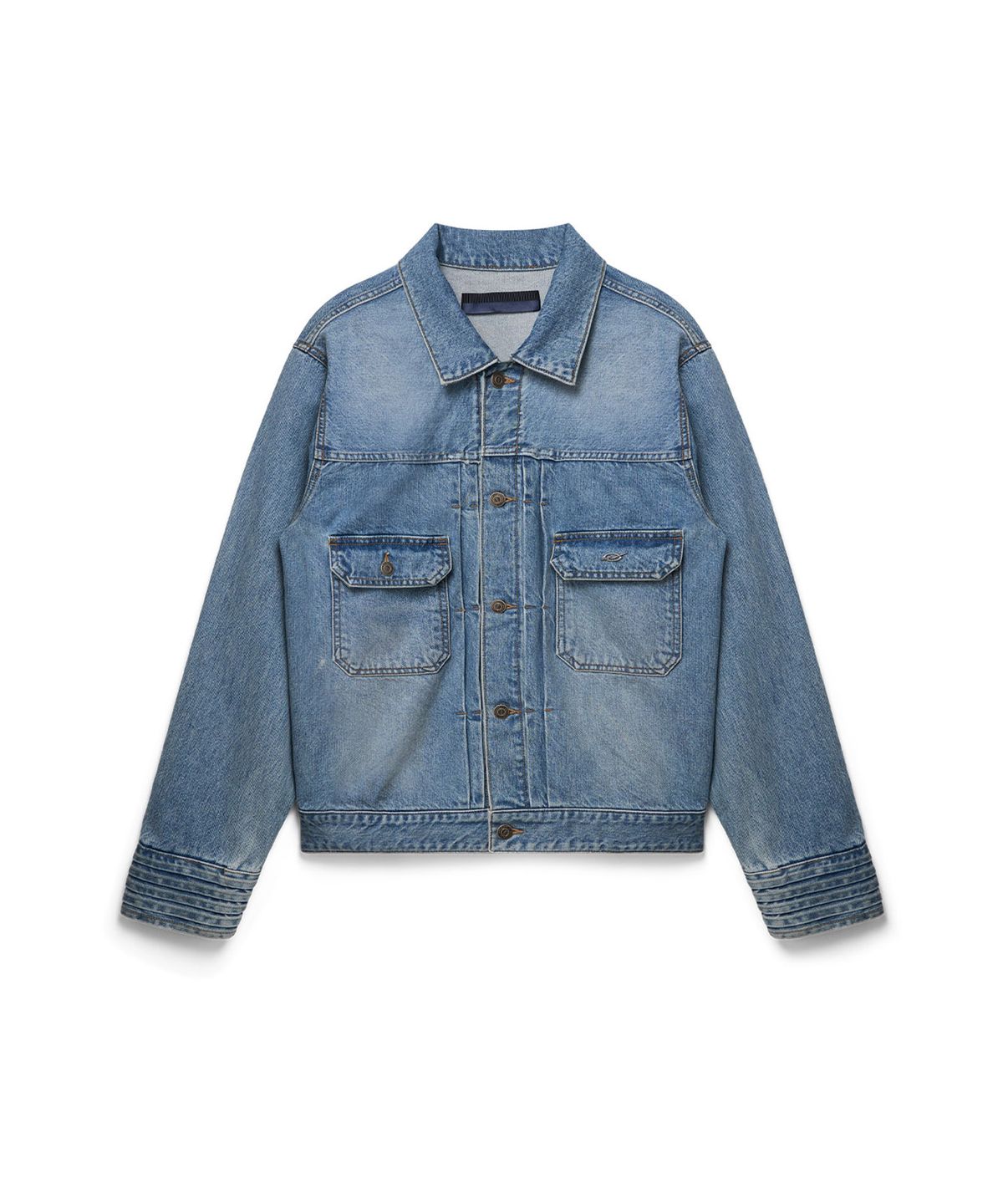 51퍼센트(51PERCENT) Louver denim jacket - blue