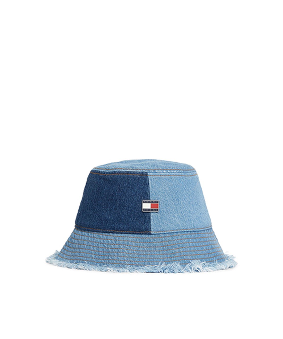 타미진스(TOMMY JEANS) 패치워크 데님 버킷햇 (T32G1AHT40TWT11CN)