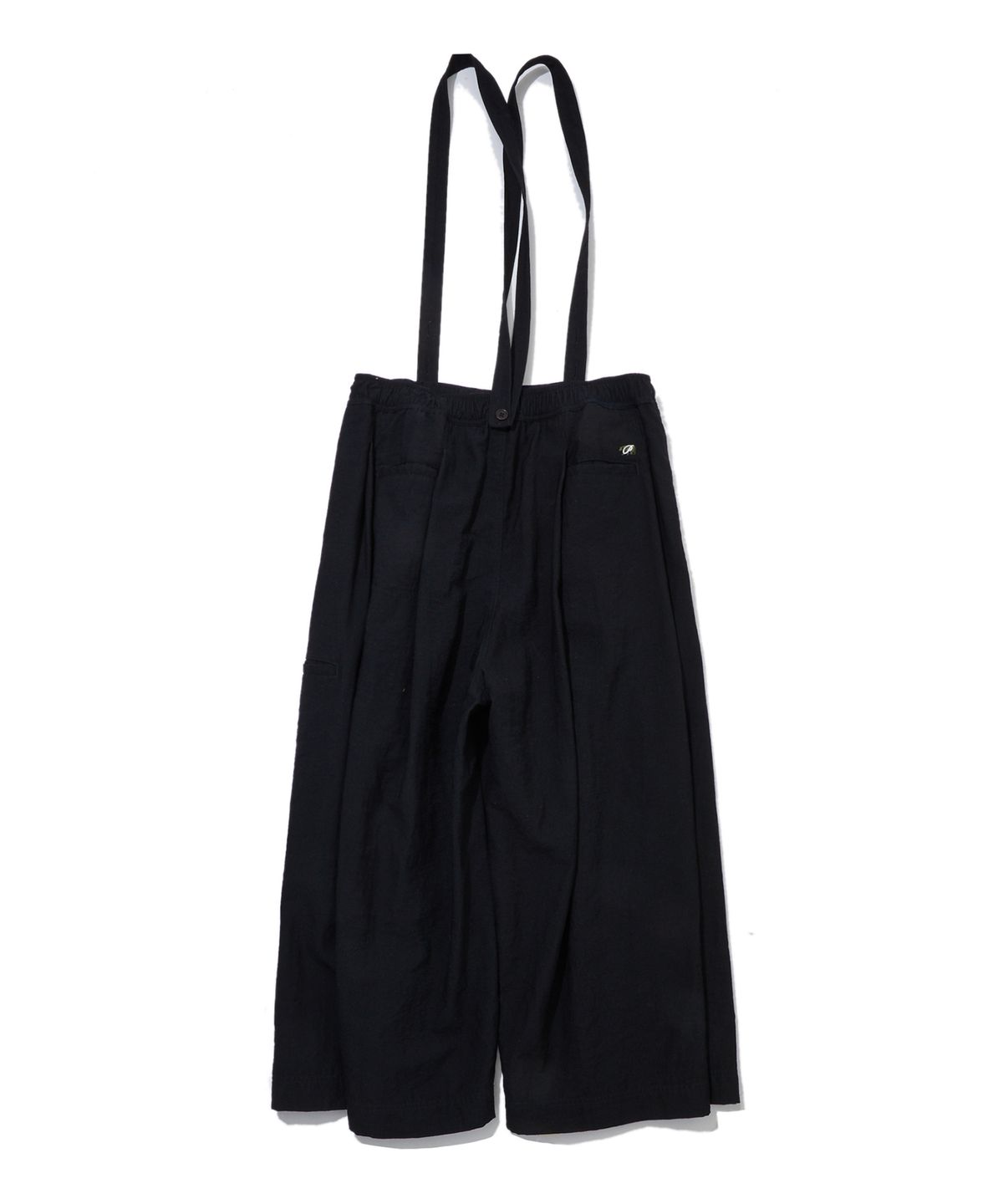 펜필드(PENFIELD) 린넨 서스펜더 카프리 팬츠 블랙_FS2WP19U