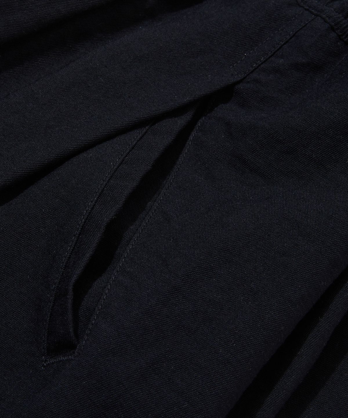 펜필드(PENFIELD) 린넨 서스펜더 카프리 팬츠 블랙_FS2WP19U