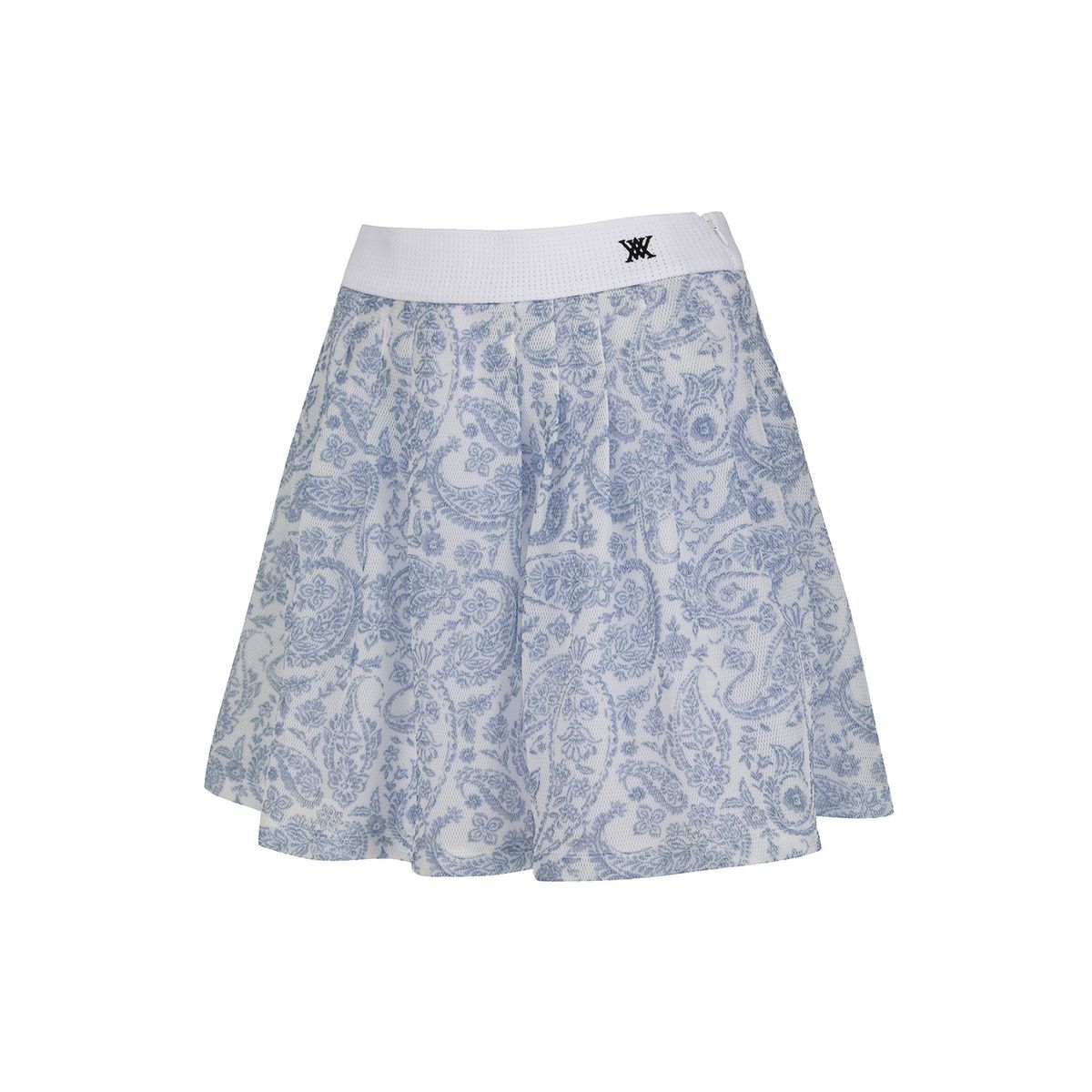 어뉴골프(ANEW GOLF) WOMEN PAISLEY FLARE SKIRT_BL