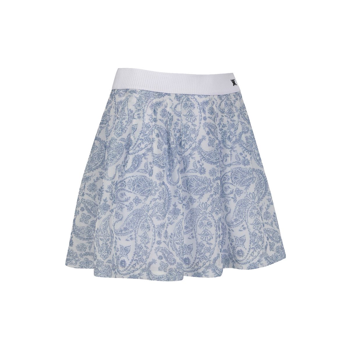 어뉴골프(ANEW GOLF) WOMEN PAISLEY FLARE SKIRT_BL