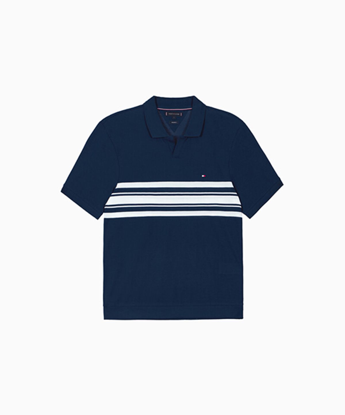 타미힐피거(TOMMY HILFIGER) 오픈 칼라 폴로 셔츠 (T12G1TKT100MT20A4)