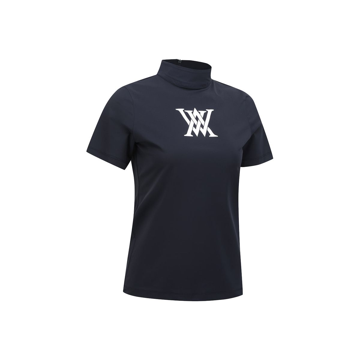 어뉴골프(ANEW GOLF) WOMEN BACK ZIP MOCK NECK T-SHIRT_NA