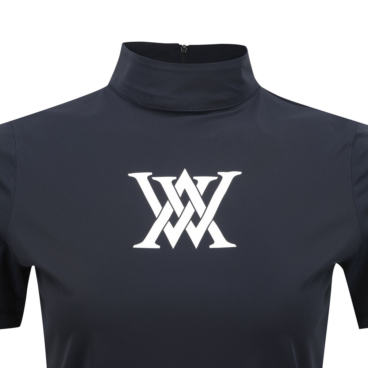 어뉴골프(ANEW GOLF) WOMEN BACK ZIP MOCK NECK T-SHIRT_NA
