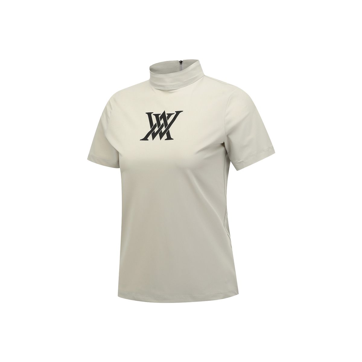 어뉴골프(ANEW GOLF) WOMEN BACK ZIP MOCK NECK T-SHIRT_LK