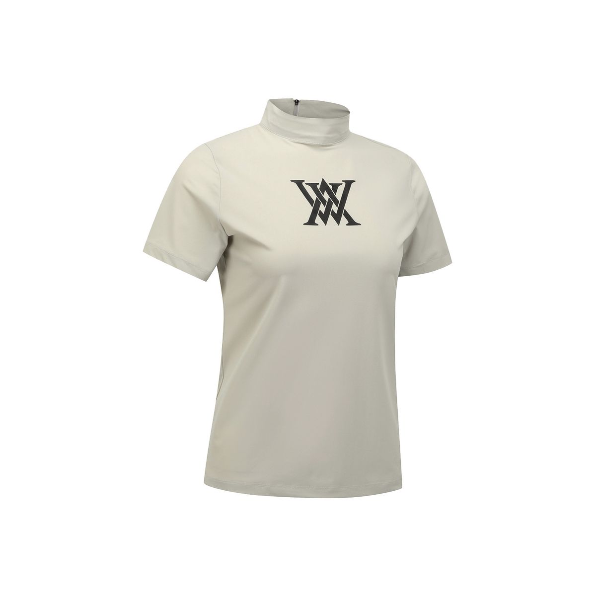 어뉴골프(ANEW GOLF) WOMEN BACK ZIP MOCK NECK T-SHIRT_LK