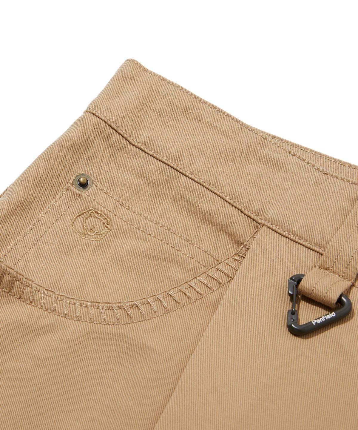 펜필드(PENFIELD) 코튼 투턱 버뮤다 팬츠 베이지_FS2WP03U