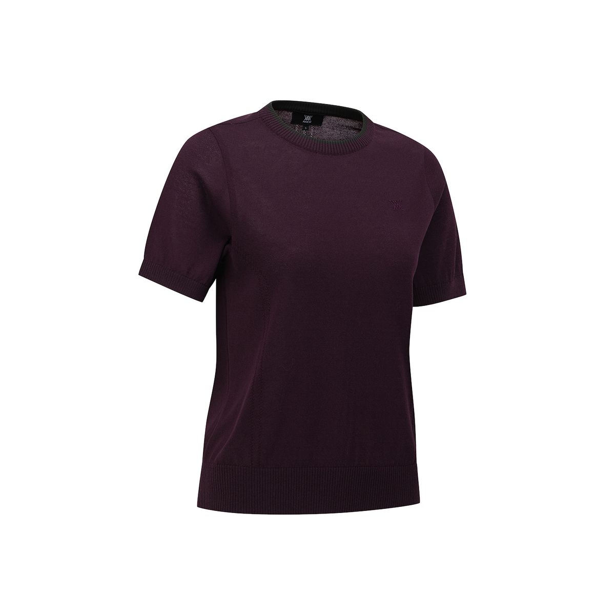 어뉴골프(ANEW GOLF) WOMEN SOLID SHORT SLEEVE SWEATER_BU