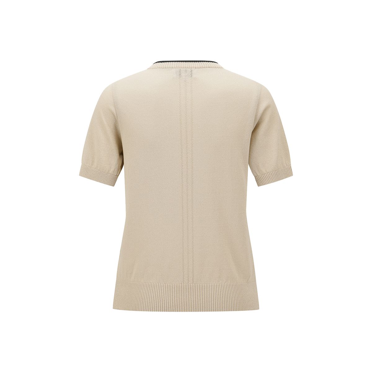 어뉴골프(ANEW GOLF) WOMEN SOLID SHORT SLEEVE SWEATER_BE