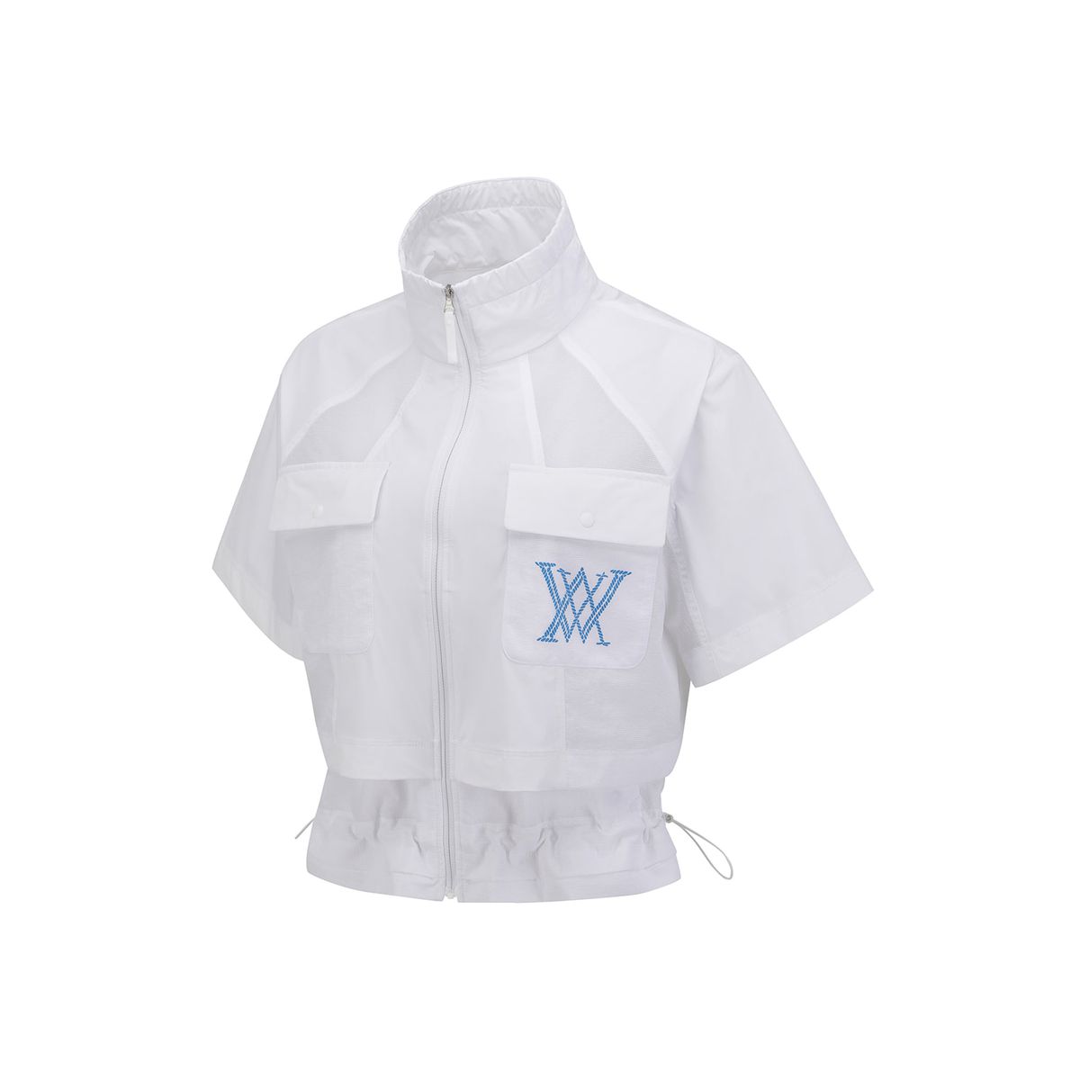 어뉴골프(ANEW GOLF) WOMEN ESSENTIAL SHORT SLEEVE PLEATS JACKET_WH