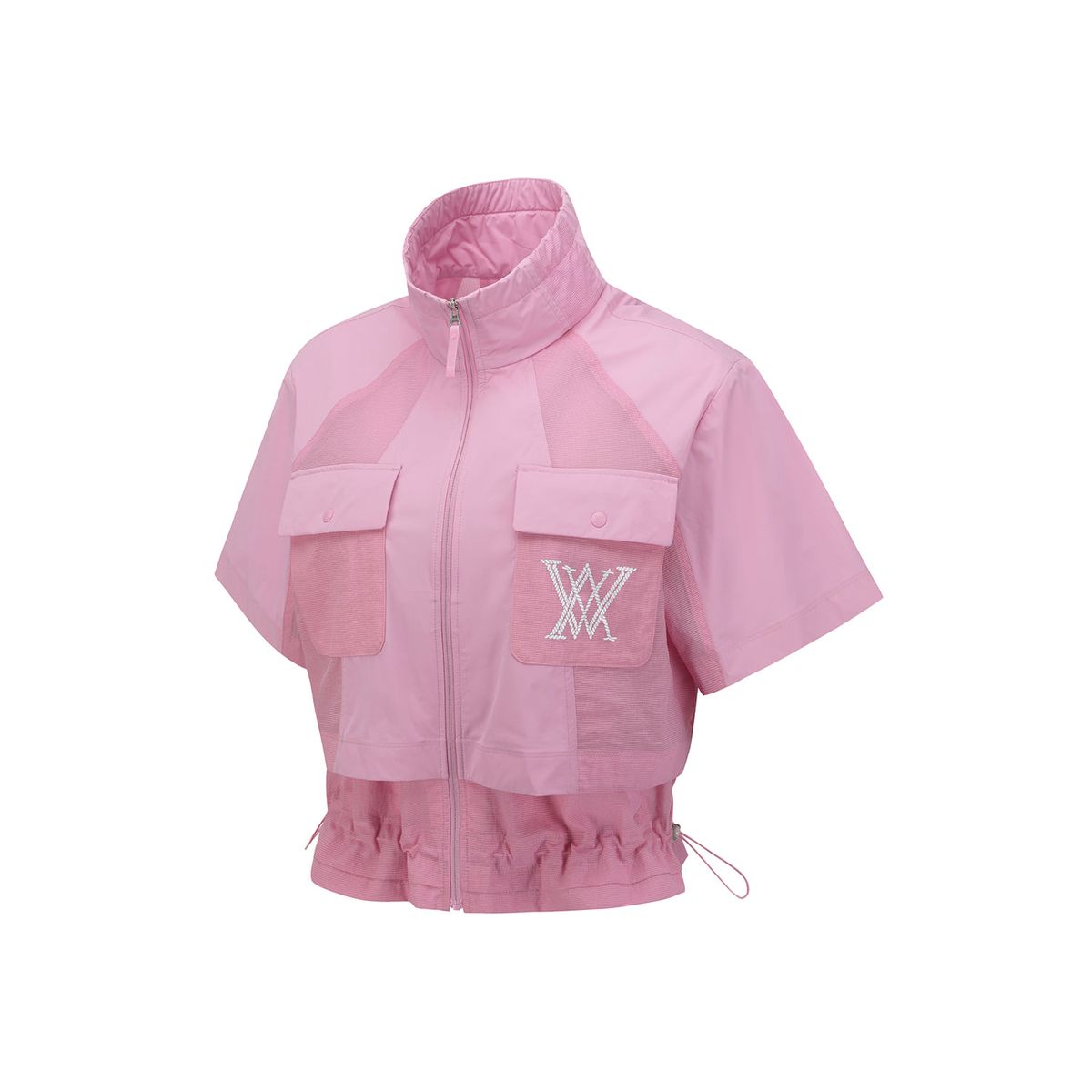 어뉴골프(ANEW GOLF) WOMEN ESSENTIAL SHORT SLEEVE PLEATS JACKET_PI