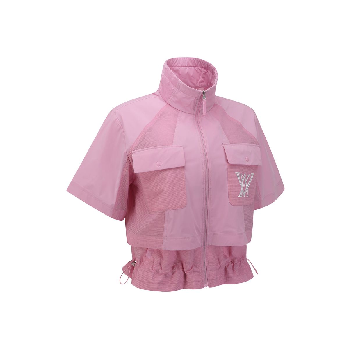 어뉴골프(ANEW GOLF) WOMEN ESSENTIAL SHORT SLEEVE PLEATS JACKET_PI