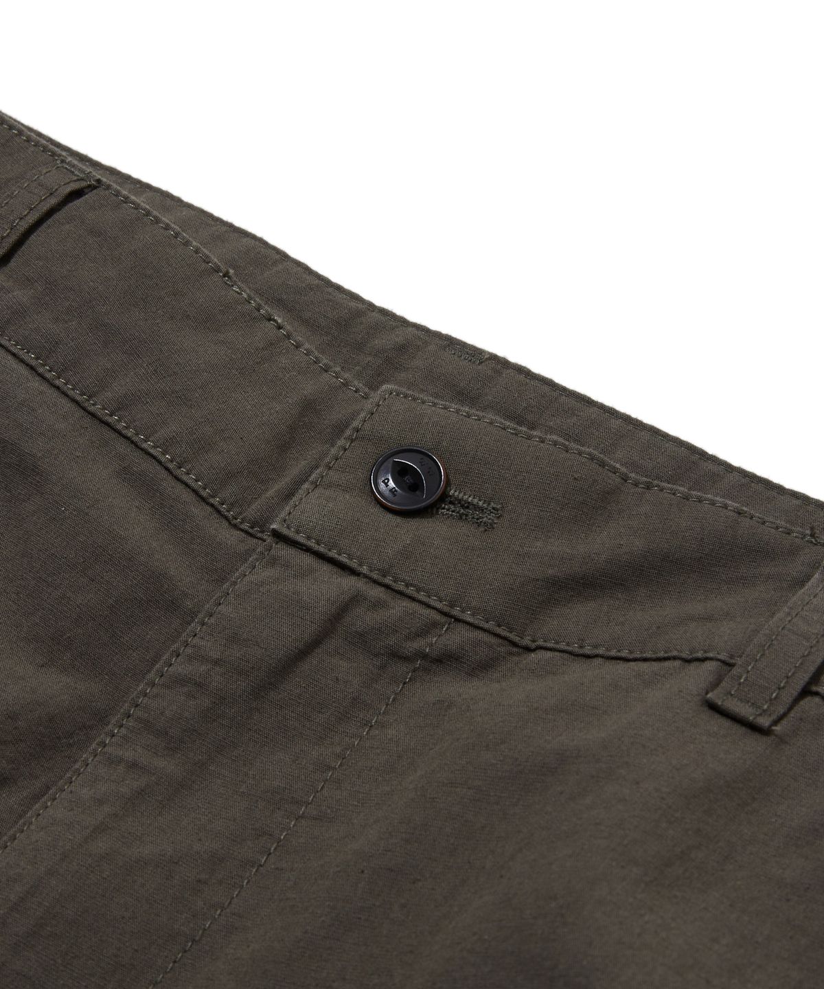 펜필드(PENFIELD) 휘게 린넨 배럴 팬츠 올리브_FS2WP17U