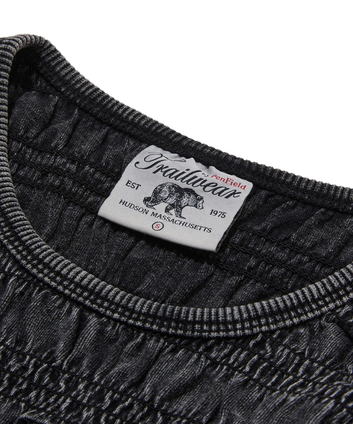 펜필드(PENFIELD) 인디고 스모킹 여성 슬리브리스 블랙_FS2KV02F