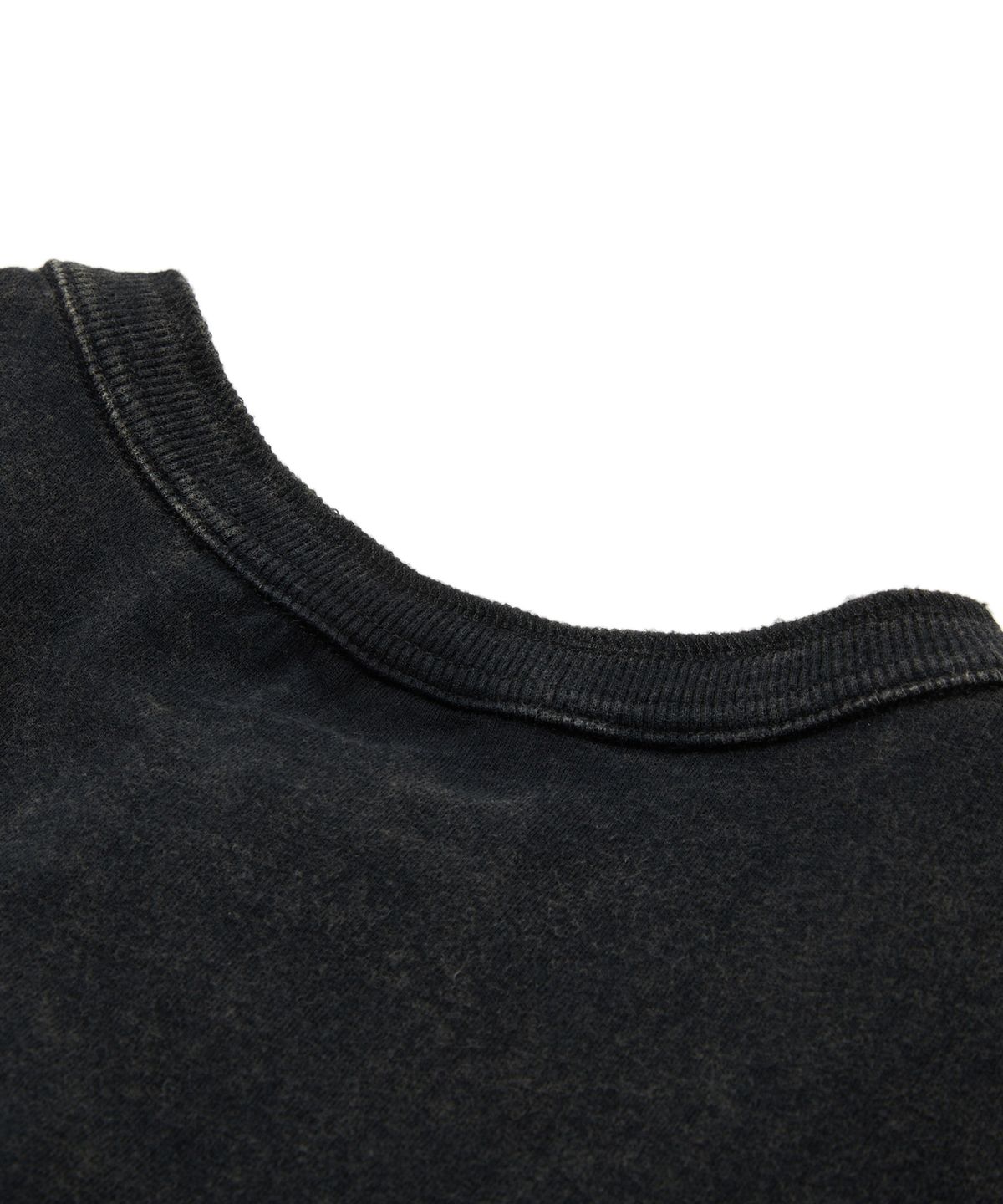 펜필드(PENFIELD) 페이디드 코튼 헨리넥 반팔 티셔츠 블랙_FS2KT24U
