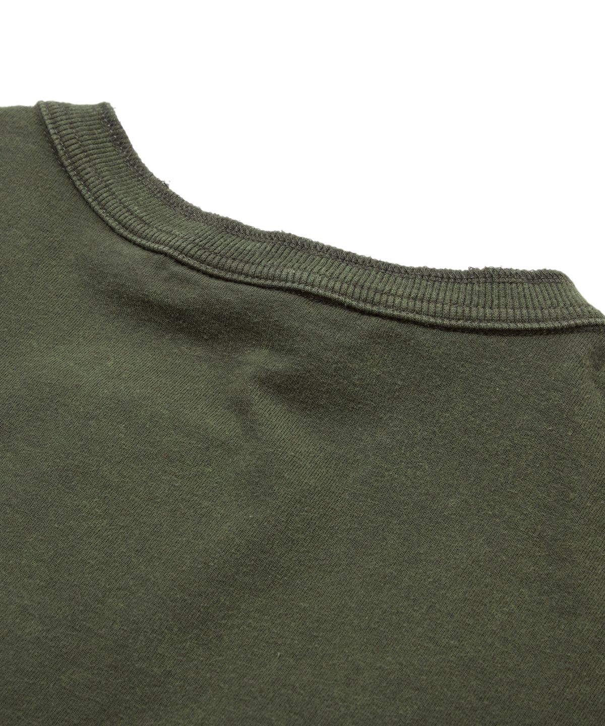 펜필드(PENFIELD) 페이디드 코튼 헨리넥 반팔 티셔츠 올리브_FS2KT23U