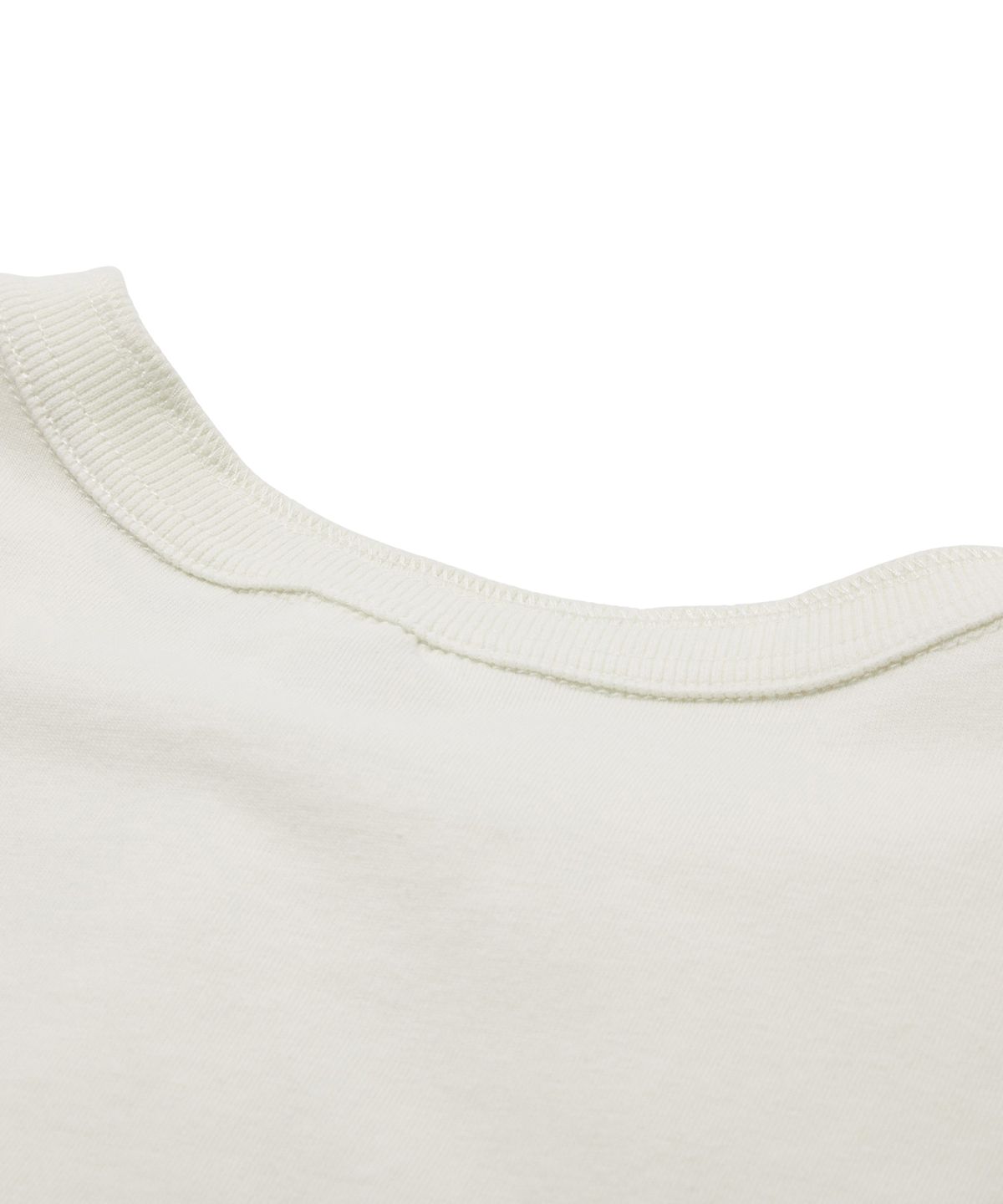 펜필드(PENFIELD) 페이디드 코튼 헨리넥 반팔 티셔츠 아이보리_FS2KT22U