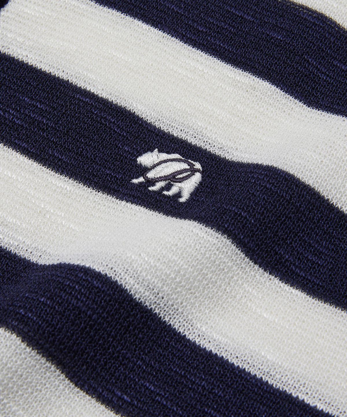 펜필드(PENFIELD) 니트 카라 슬리브리스 네이비_FS2NE64F