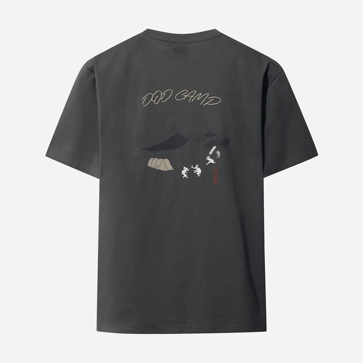 디오디(DOD) 토락원 가마보코 반팔 티셔츠(DARK GREY)