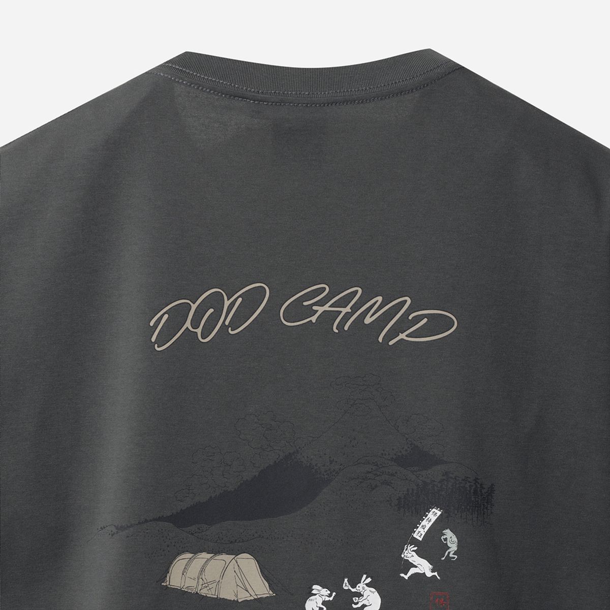 디오디(DOD) 토락원 가마보코 반팔 티셔츠(DARK GREY)