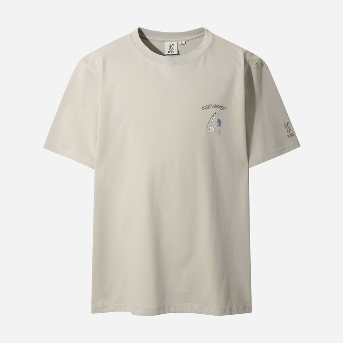 디오디(DOD) 토락원 가마보코 반팔 티셔츠(BEIGE)
