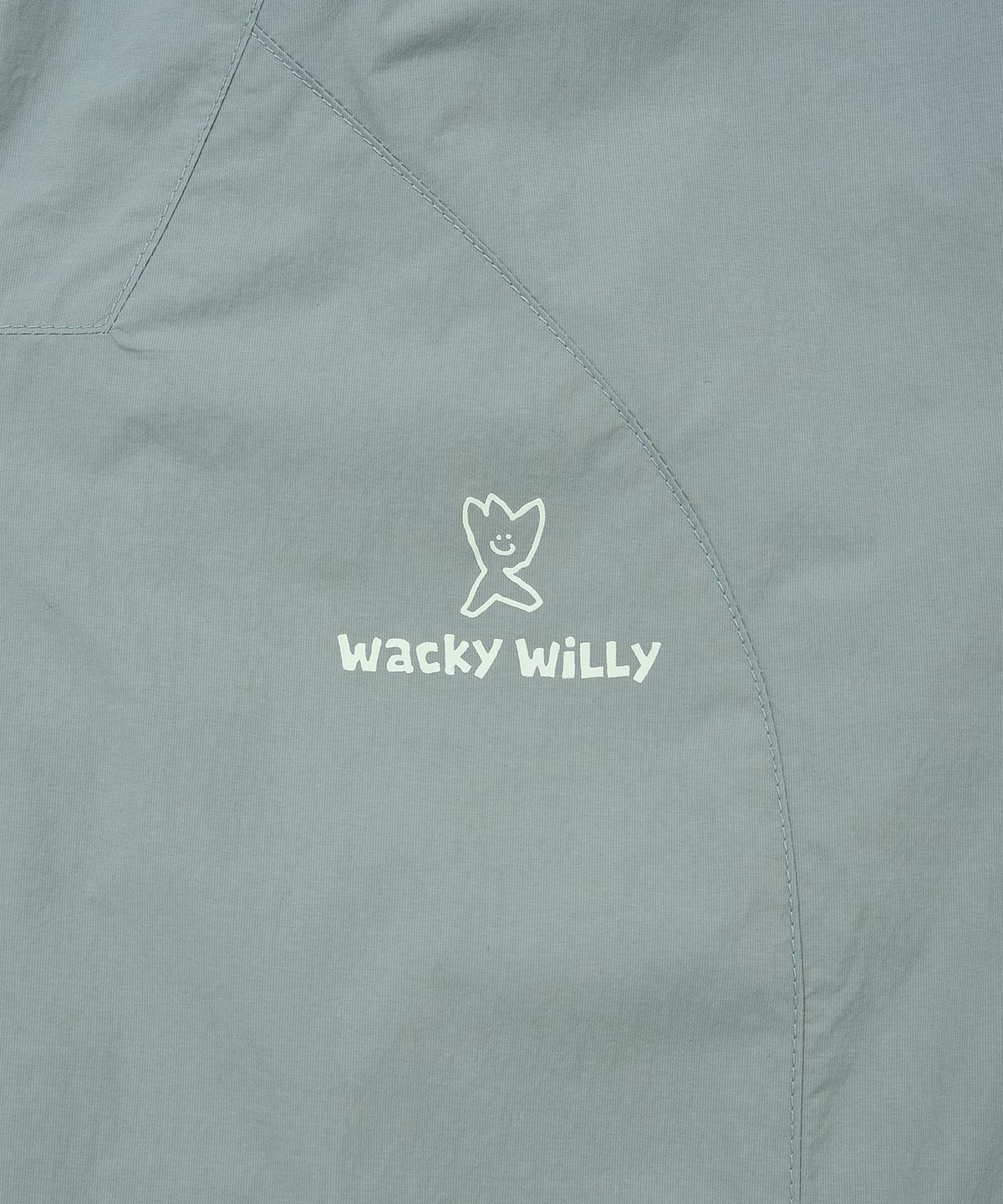 와키윌리(WACKY WILLY) 화섬 후드 베스트 민트