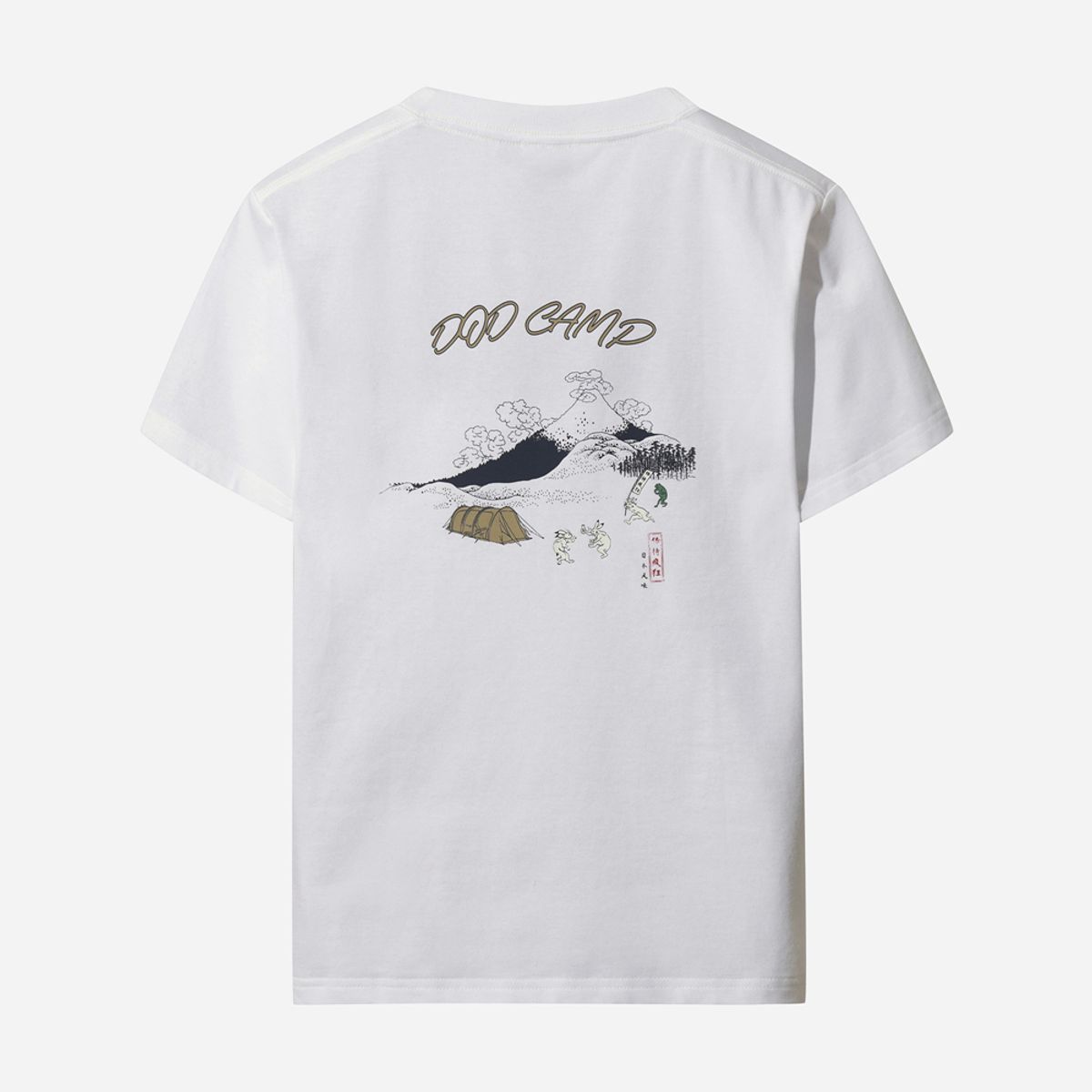 디오디(DOD) 여성) 토락원 가마보코 반팔 티셔츠(OFF WHITE 2)