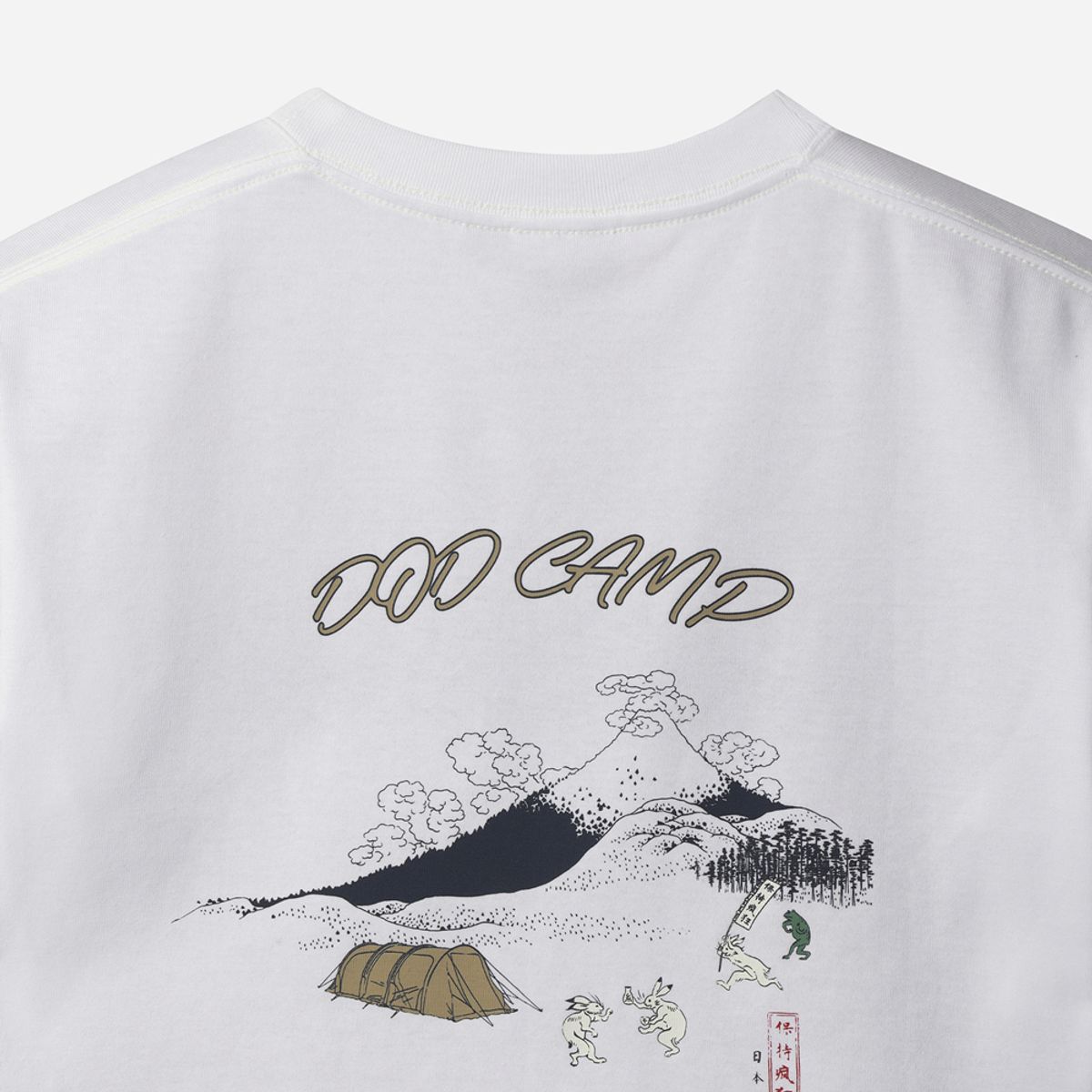 디오디(DOD) 여성) 토락원 가마보코 반팔 티셔츠(OFF WHITE 2)