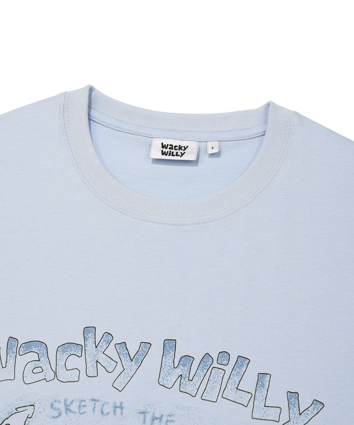 와키윌리(WACKY WILLY) 키키 트레블 시리즈 강릉 티셔츠 블루