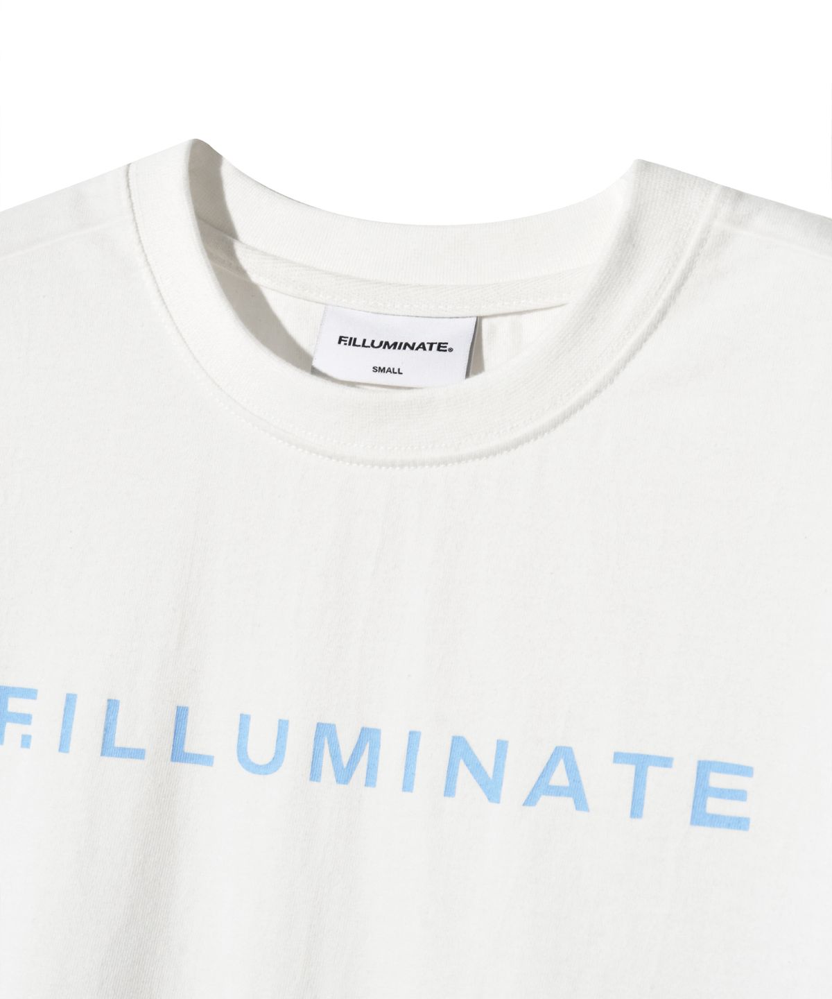 필루미네이트(FILLUMINATE) (W) 어센틱 로고 티셔츠-화이트
