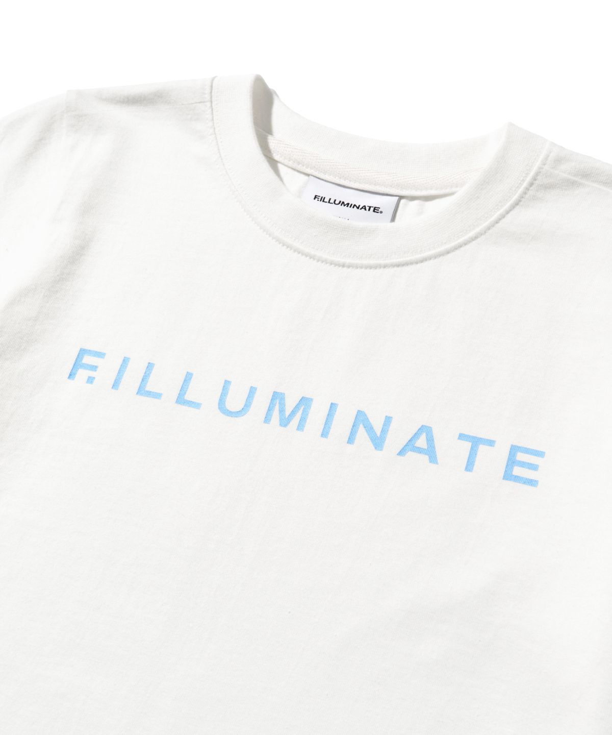 필루미네이트(FILLUMINATE) (W) 어센틱 로고 티셔츠-화이트