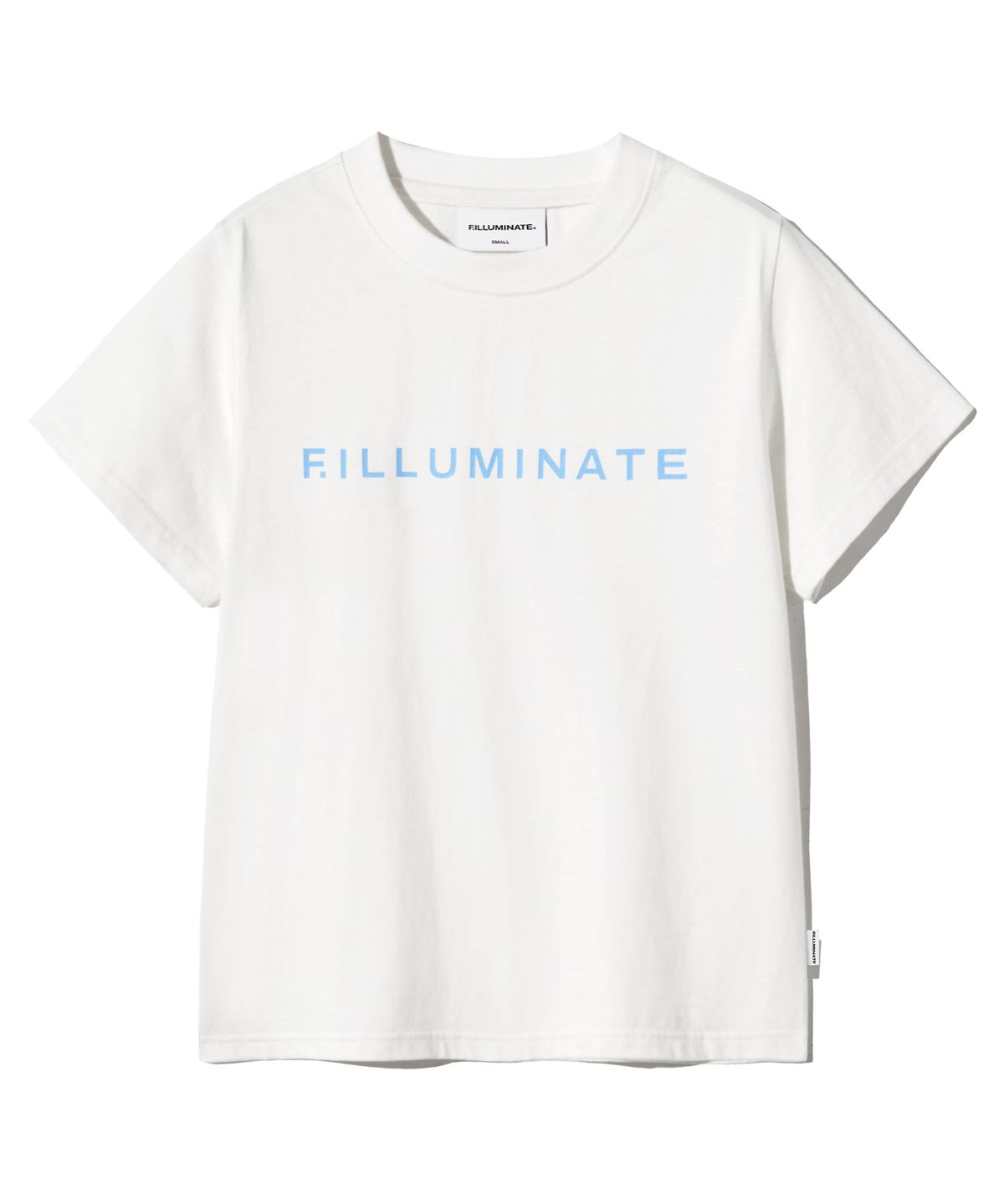 필루미네이트(FILLUMINATE) (W) 어센틱 로고 티셔츠-화이트